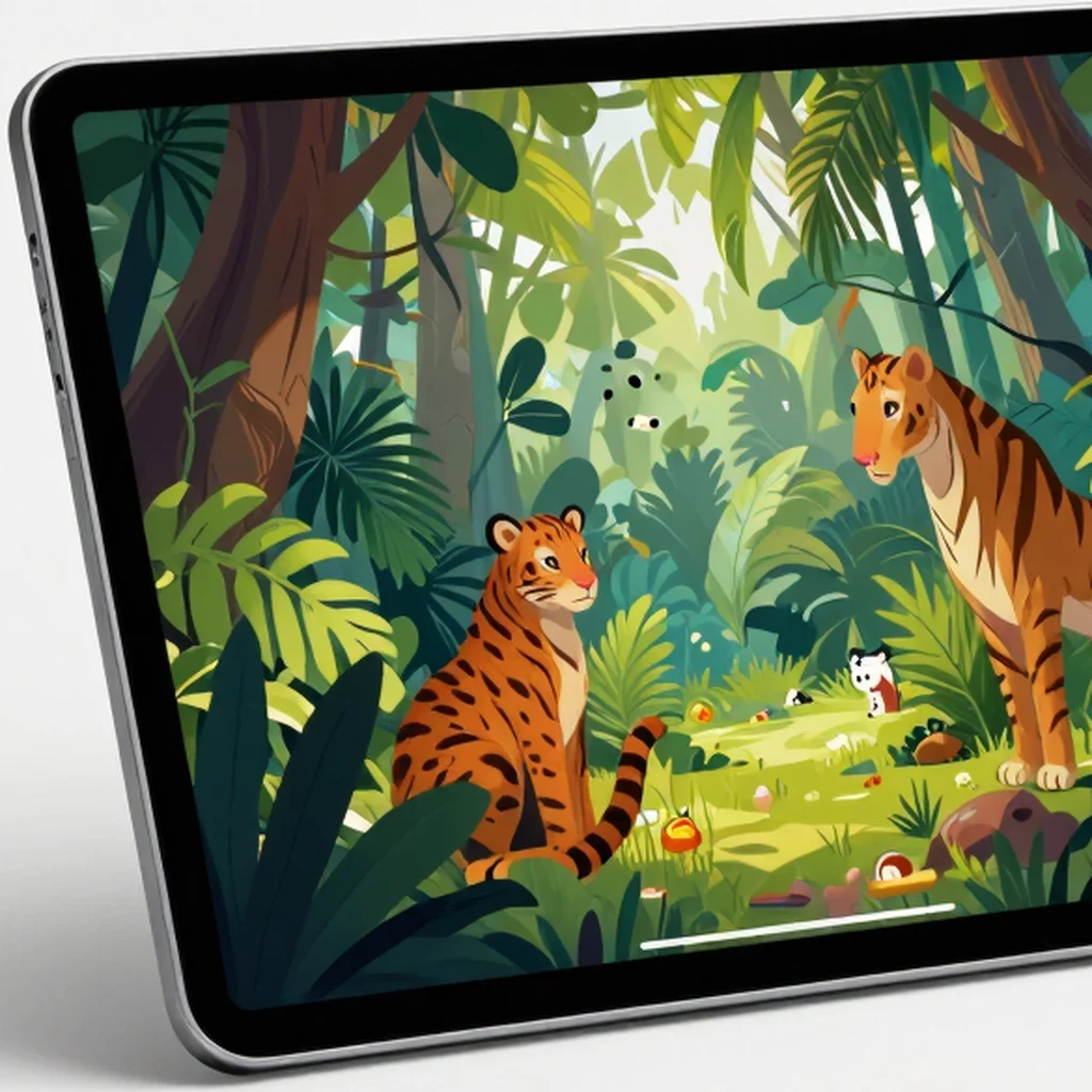 Interactive Animal World Digital Flipbook Set